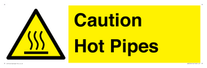 Caution Hot Pipes